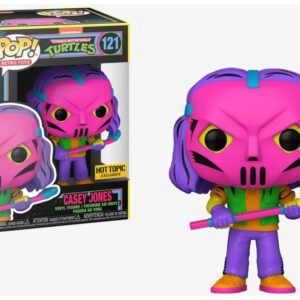Funko Pop! Retro Toys: Teenage Mutant Ninja Turtles - Casey Jones (Blacklight) (Special Edition) #121 Vinyl Figure