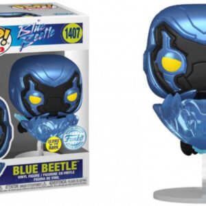 Funko Pop! Movies: Blue Beetle - Blue Beetle (Glows in the Dark) (Special Edition) #1407 Vinyl Figure