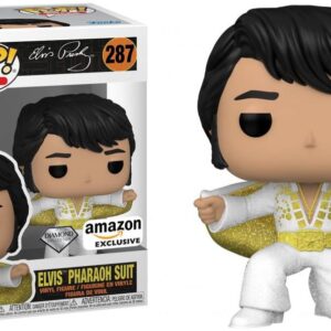 Funko Pop! Rocks: Elvis Presley S2 - Elvis Pharaoh Suit (Diamond Collection) (Amazon Exclusive) #287 Vinyl Figure