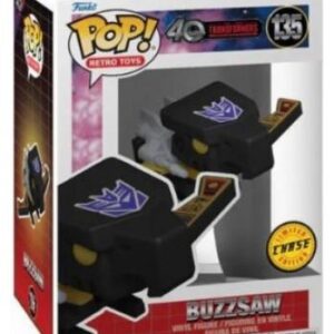 Funko Pop! Retro Toys: 40 Years Transformers - Buzzsaw #135 Vinyl Figure (Chase Edition) Vinyl Figure