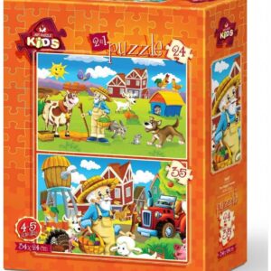 HeiDi Art Πάζλ 24+35τεμ. XL 5567 Χαρούμενη Φάρμα