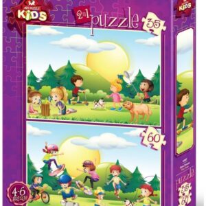 HeiDi Art Πάζλ 35+60τεμ. XL 4497 Ώρα για παιχνίδι