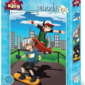 HeiDi Art Πάζλ 100τεμ. Large 4506 Με το Skateboard μου