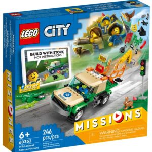 Lego City 60353 Missions Wild Animal Rescue Missions