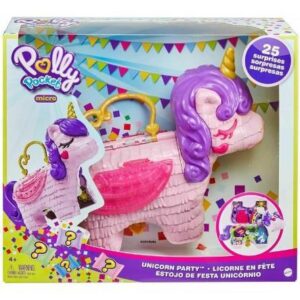 Mattel Polly Pocket Παιχνίδι Μινιατούρα Μονόκερος Πινιάτα για 4+ ετών GVL88