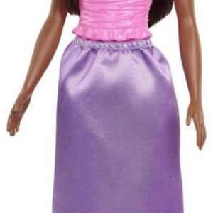 Mattel Barbie Κούκλα με Ρόζ-Μώβ Φόρεμα για 3+ Ετών HGR02
