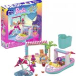 Mattel Mega Bloks Τουβλάκια Barbie Color Reveal Dolphin Exploration για 5+ Ετών 121τμχ HHW83