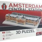 Nanostad Παζλ 3D 81τεμ. Ολλανδία Κεντρικός σταθμός τρένων στο Άμστερνταμ