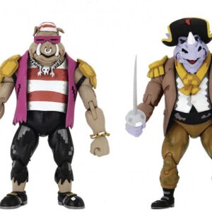 Neca Φιγούρες Δράσης Teenage Mutant Ninja Turtles: Turtles in Time 2-Pack Pirate Rocksteady & Bebop 18εκ. 54176
