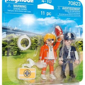 Playmobil City Action 70823 DuoPack Διασώστης και Αστυνομικός
