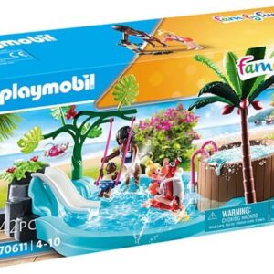 Playmobil 70611 Family Fun Children's Pool with Slide για 4-10 ετών