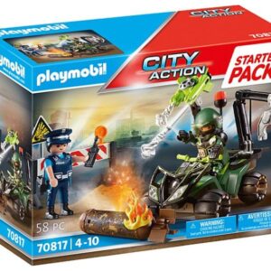 Playmobil City Action 70817 Starter Pack Εξουδετέρωση εκρηκτικού μηχανισμού