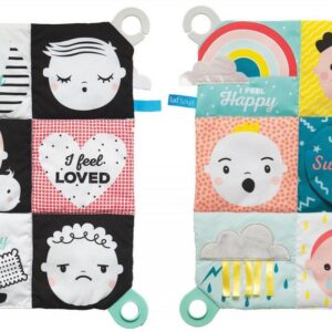 Taf Toys 12545 Πολύχρωμο Βιβλίο Διπλής Όψης ''My feelings Crinkle'' από 0+ Μηνών