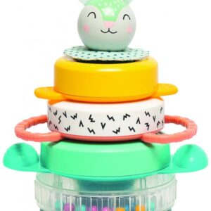 Taf Toys 12445 Εκπαιδευτικό Παιχνίδι Στοίβαξης Hunny Bunny Stacker για 9+ Μηνών