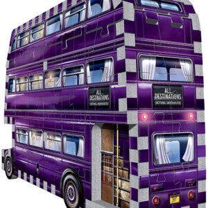 Wrebbit Knight bus - 130 pieces - puzzle 3D Wrebbit - Harry Potter W3D0203