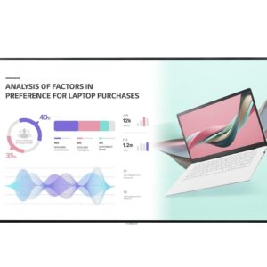 Public Display LG 98 " 98UH5J-H,  4K Ultra HD,  Wi-Fi