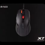 Mouse + Mousepad A4Tech X-Game X-7120 Black