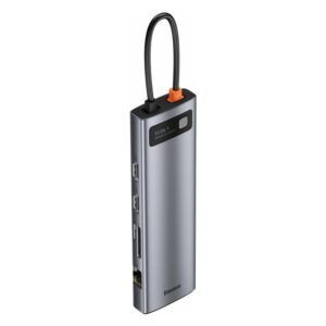 Docking Station Baseus Metal Gleam Series USB-C Grey