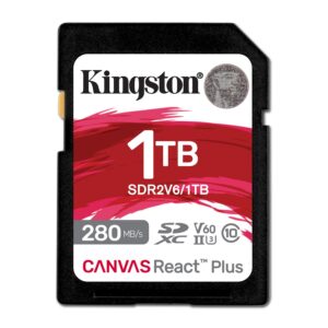 Memory Card Kingston Canvas React Plus V60 SDXC 1TB