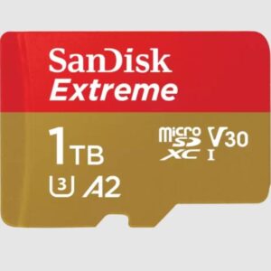 Memory Card Sandisk Extreme 1TB Class 3 microSDXC με αντάπτορα