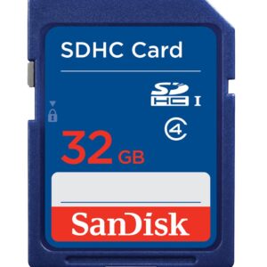 Memory Card 32GB Class 4 Sandisk SDHC SDSDB-032G-B35