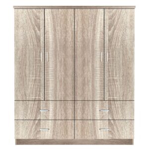 Ντουλάπα AMAZON LILY Φυσικό Χρώμα 160x50x180cm