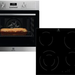 Set Εντοιχισμού Electrolux  Φούρνος EOF3H40X + Εστίες Κεραμικές EHF6241FOK