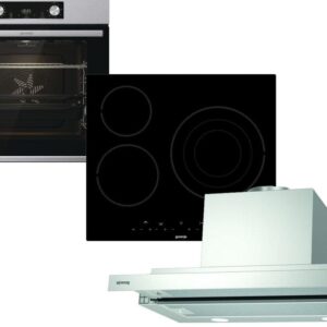 Set Εντοιχισμού Gorenje Φούρνος BPS6737E14X + Εστίες Κεραμικές ECT63ASC + Απορροφητήρας Συρόμενος BHP623E13X