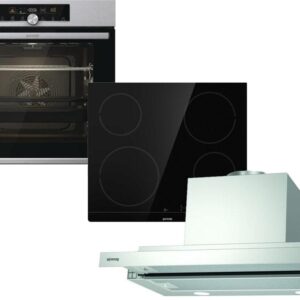 Set Εντοιχισμού Gorenje Φούρνος BOS6747A01X + Εστίες Κεραμικές ECT641BSC + Απορροφητήρας Συρόμενος BHP623E13X