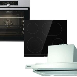 Set Εντοιχισμού Gorenje Φούρνος BOS6747A01X + Εστίες Κεραμικές ECT643BCSC + Απορροφητήρας Συρόμενος BHP623E13X