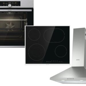 Set Εντοιχισμού Gorenje Φούρνος BOS6747A01X + Εστίες Κεραμικές ECT643BX + Απορροφητήρας Καμινάδα WHC 623E16X