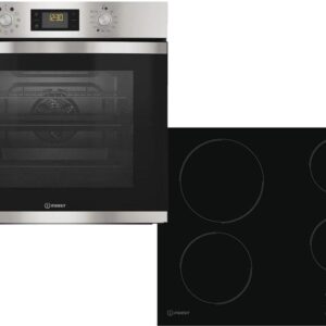 Set Εντοιχισμού Indesit Φούρνος IFWS 3841 JH IX + Εστίες Κεραμικές AAR 160 C