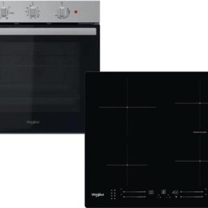 Set Εντοιχισμού Whirlpool Φούρνος OMR35HR0X + Εστίες Επαγωγικές WB S2560 NE